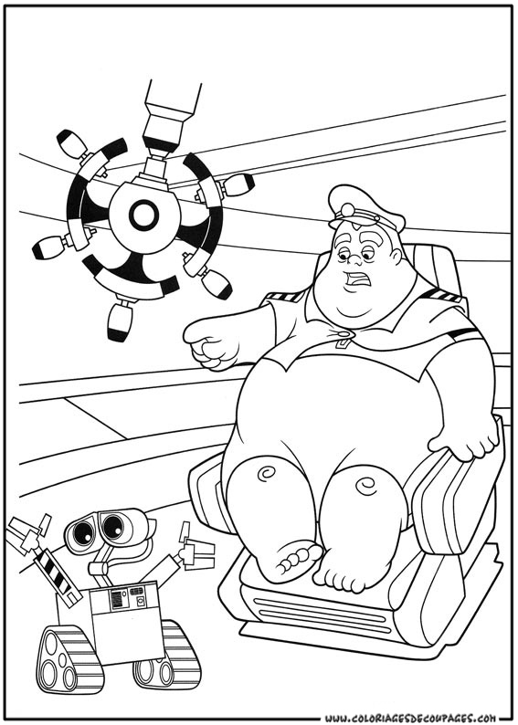 Coloring page: Wall-E (Animation Movies) #132106 - Free Printable Coloring Pages