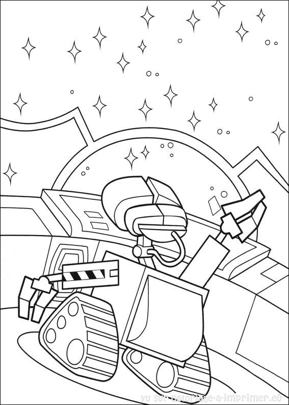 Coloring page: Wall-E (Animation Movies) #132127 - Free Printable Coloring Pages