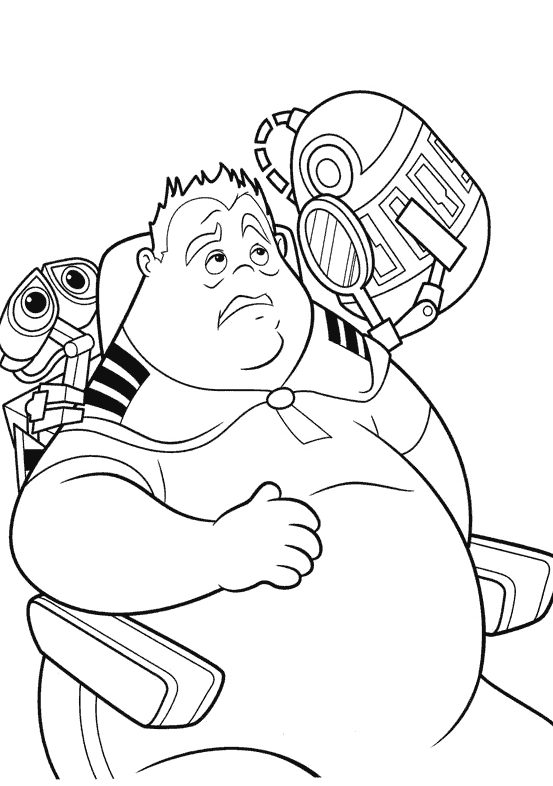 Coloring page: Wall-E (Animation Movies) #132139 - Free Printable Coloring Pages