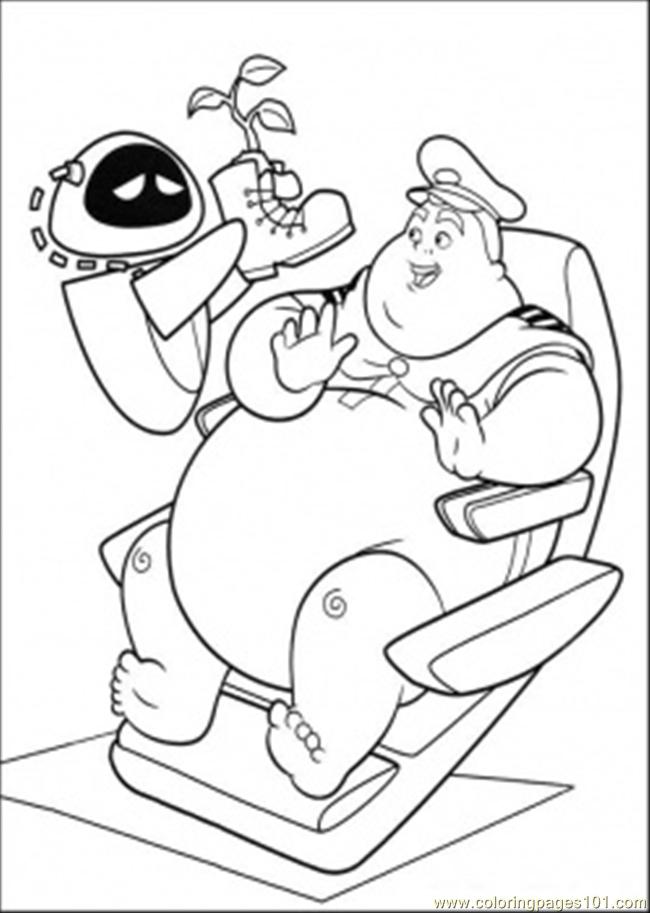Coloring page: Wall-E (Animation Movies) #132215 - Free Printable Coloring Pages