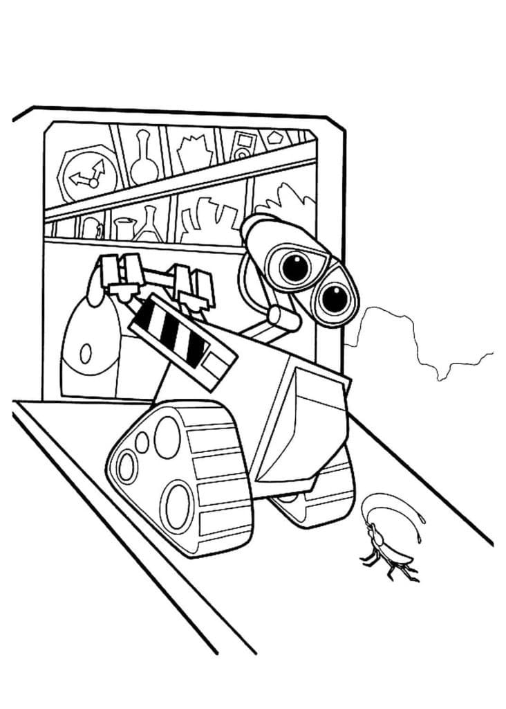 Free printable WALL-E coloring page #206002 from Animation Movies collection