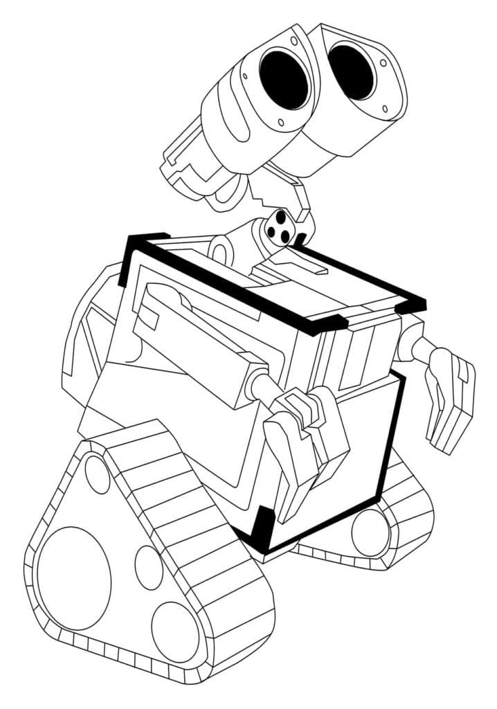 Free printable WALL-E coloring page #206004 from Animation Movies collection