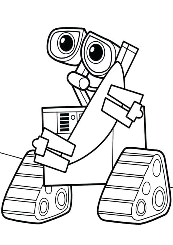 Free printable WALL-E coloring page #206012 from Animation Movies collection Free printable WALL-E coloring page #206012 from Animation Movies collection