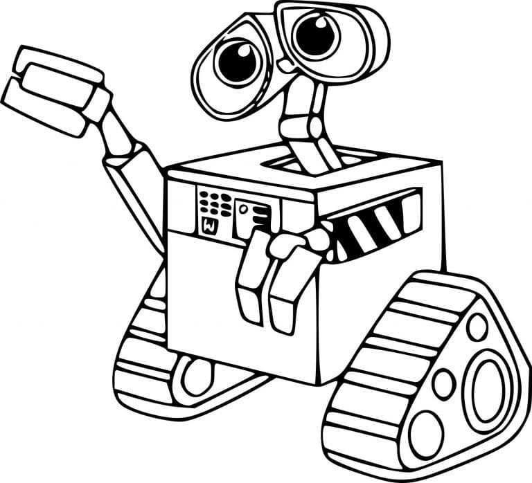Free printable WALL-E coloring page #206015 from Animation Movies collection