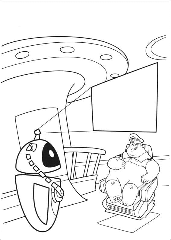Free printable WALL-E coloring page #206025 from Animation Movies collection