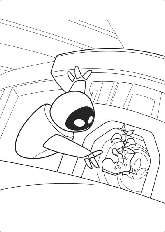Free printable WALL-E coloring page #206047 from Animation Movies collection