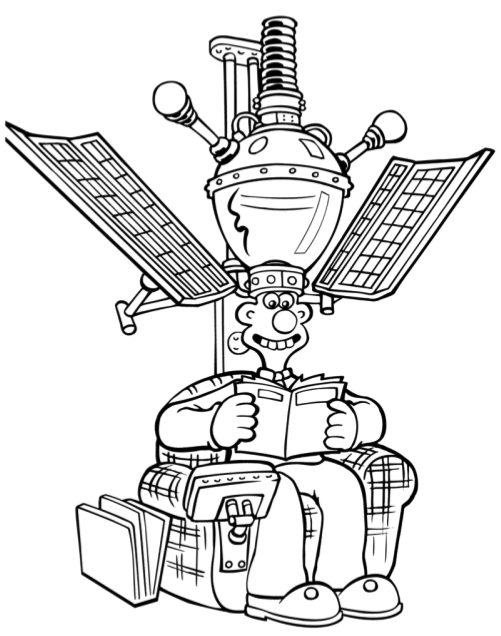 Coloring page: Wallace and Gromit (Animation Movies) #133463 - Free Printable Coloring Pages