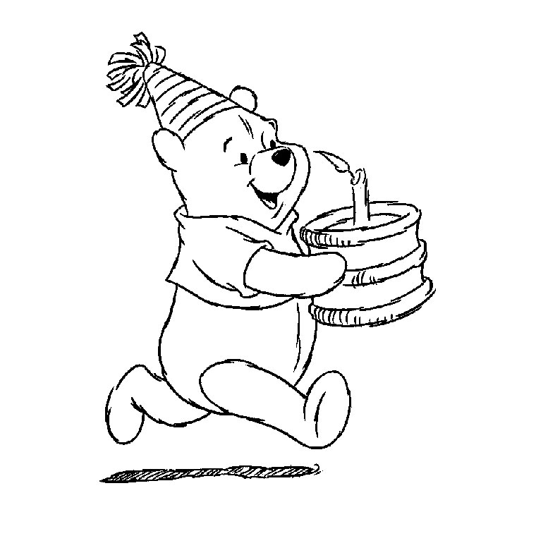 Coloring page: Winnie the Pooh (Animation Movies) #28605 - Free Printable Coloring Pages