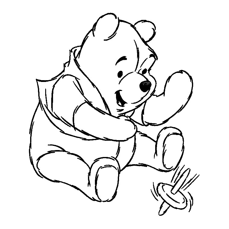 Coloring page: Winnie the Pooh (Animation Movies) #28609 - Free Printable Coloring Pages