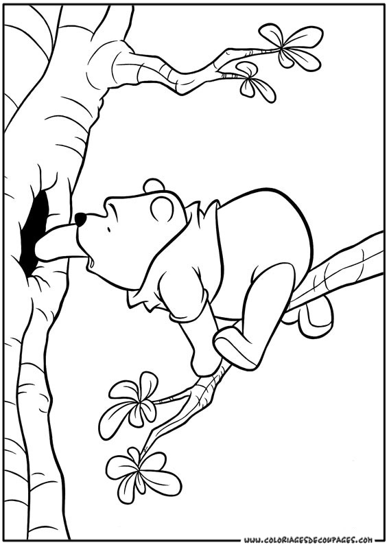Coloring page: Winnie the Pooh (Animation Movies) #28612 - Free Printable Coloring Pages