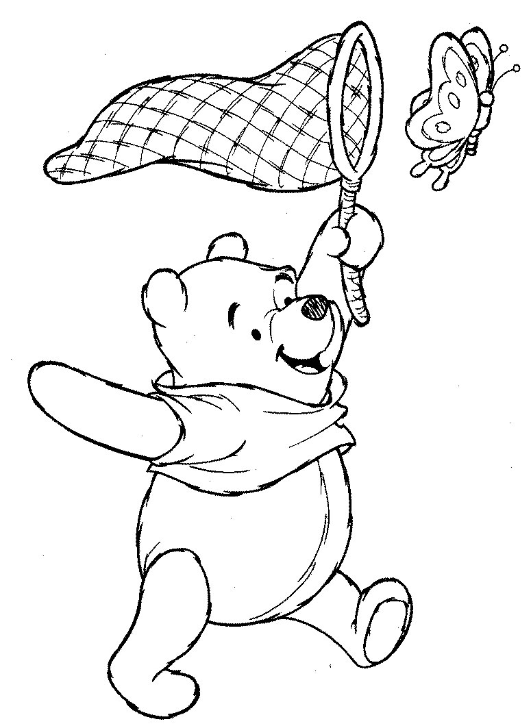 Coloring page: Winnie the Pooh (Animation Movies) #28615 - Free Printable Coloring Pages
