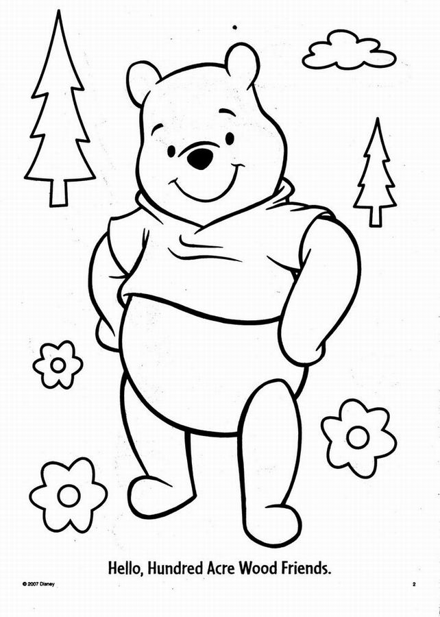 Coloring page: Winnie the Pooh (Animation Movies) #28620 - Free Printable Coloring Pages