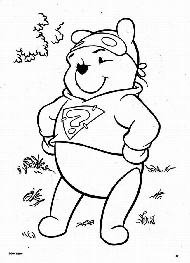 Coloring page: Winnie the Pooh (Animation Movies) #28622 - Free Printable Coloring Pages