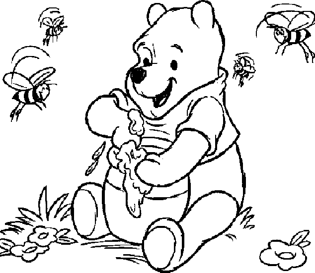 Coloring page: Winnie the Pooh (Animation Movies) #28629 - Free Printable Coloring Pages