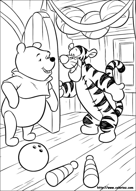 Coloring page: Winnie the Pooh (Animation Movies) #28641 - Free Printable Coloring Pages