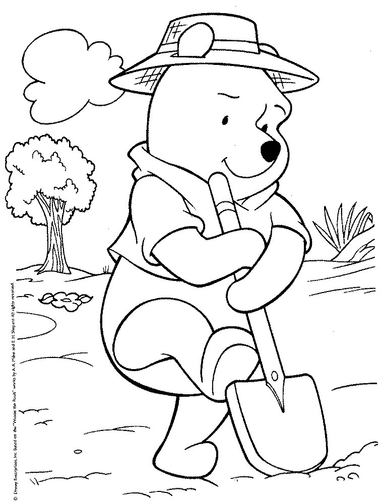 Coloring page: Winnie the Pooh (Animation Movies) #28646 - Free Printable Coloring Pages