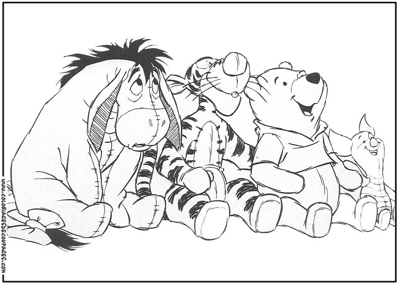 Coloring page: Winnie the Pooh (Animation Movies) #28649 - Free Printable Coloring Pages