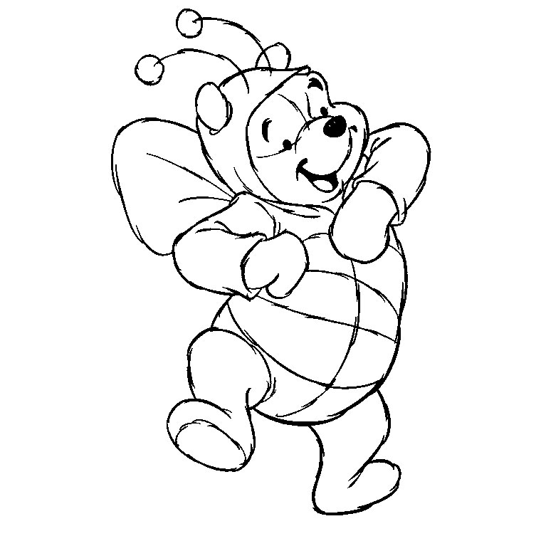 Winnie The Pooh Animation Movies Printable Coloring Pages