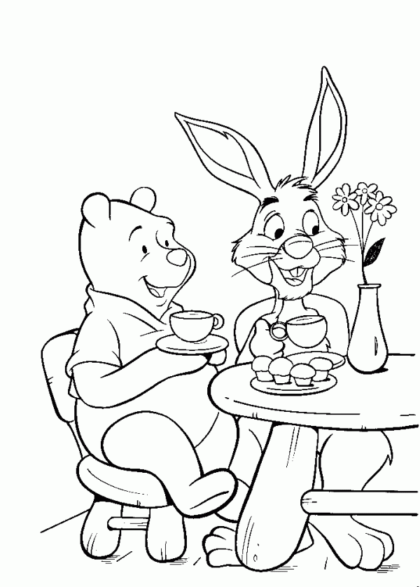 Coloring page: Winnie the Pooh (Animation Movies) #28657 - Free Printable Coloring Pages