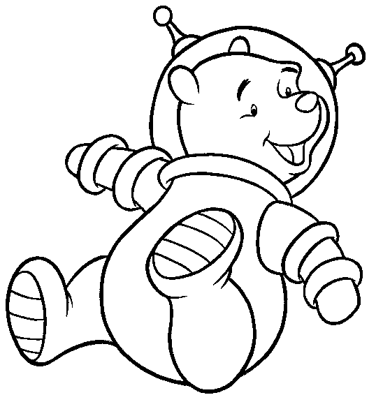 Coloring page: Winnie the Pooh (Animation Movies) #28660 - Free Printable Coloring Pages