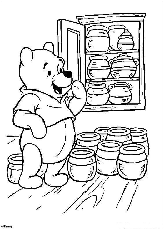 Coloring page: Winnie the Pooh (Animation Movies) #28665 - Free Printable Coloring Pages