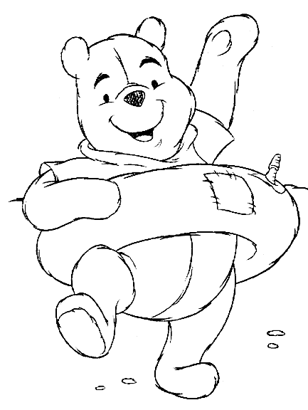 Coloring page: Winnie the Pooh (Animation Movies) #28677 - Free Printable Coloring Pages