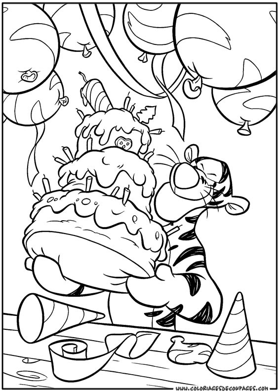 Coloring page: Winnie the Pooh (Animation Movies) #28679 - Free Printable Coloring Pages