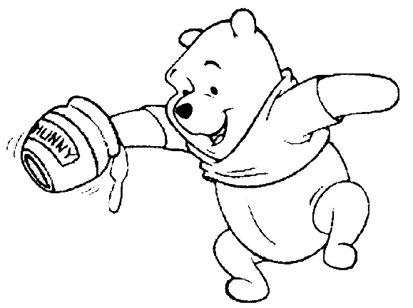 Coloring page: Winnie the Pooh (Animation Movies) #28687 - Free Printable Coloring Pages