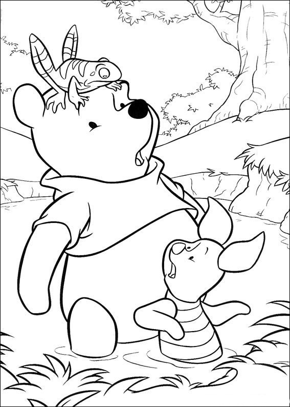 Coloring page: Winnie the Pooh (Animation Movies) #28689 - Free Printable Coloring Pages