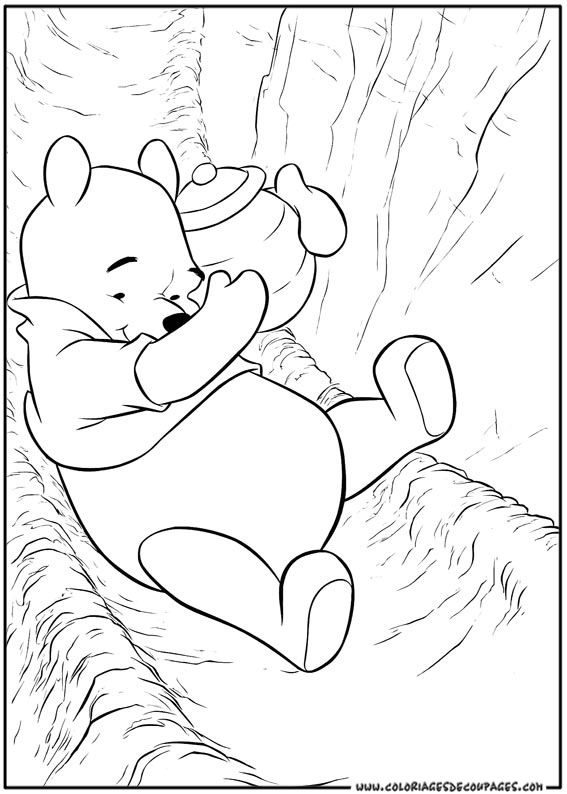 Coloring page: Winnie the Pooh (Animation Movies) #28701 - Free Printable Coloring Pages