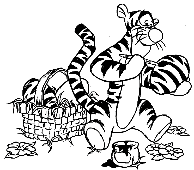 Coloring page: Winnie the Pooh (Animation Movies) #28703 - Free Printable Coloring Pages