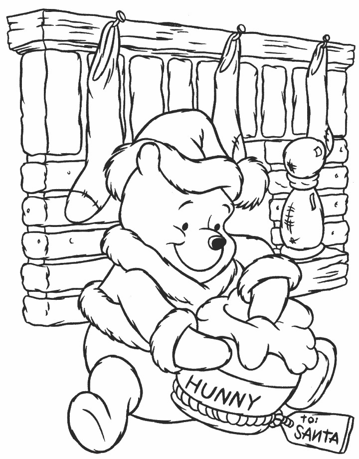whinny the pooh coloring pages