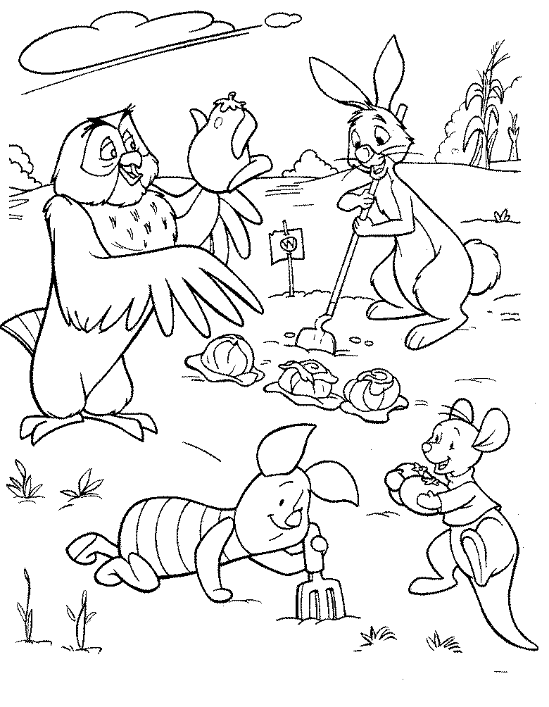 Coloring page: Winnie the Pooh (Animation Movies) #28715 - Free Printable Coloring Pages
