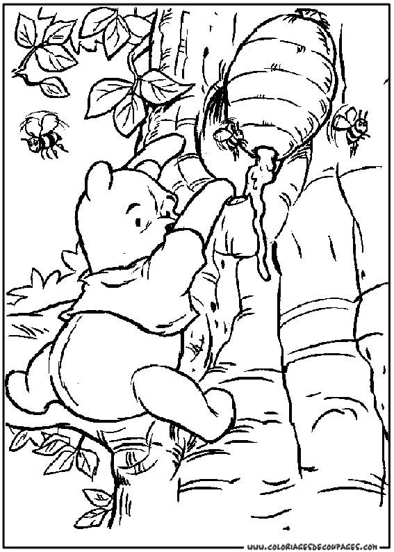 Coloring page: Winnie the Pooh (Animation Movies) #28722 - Free Printable Coloring Pages