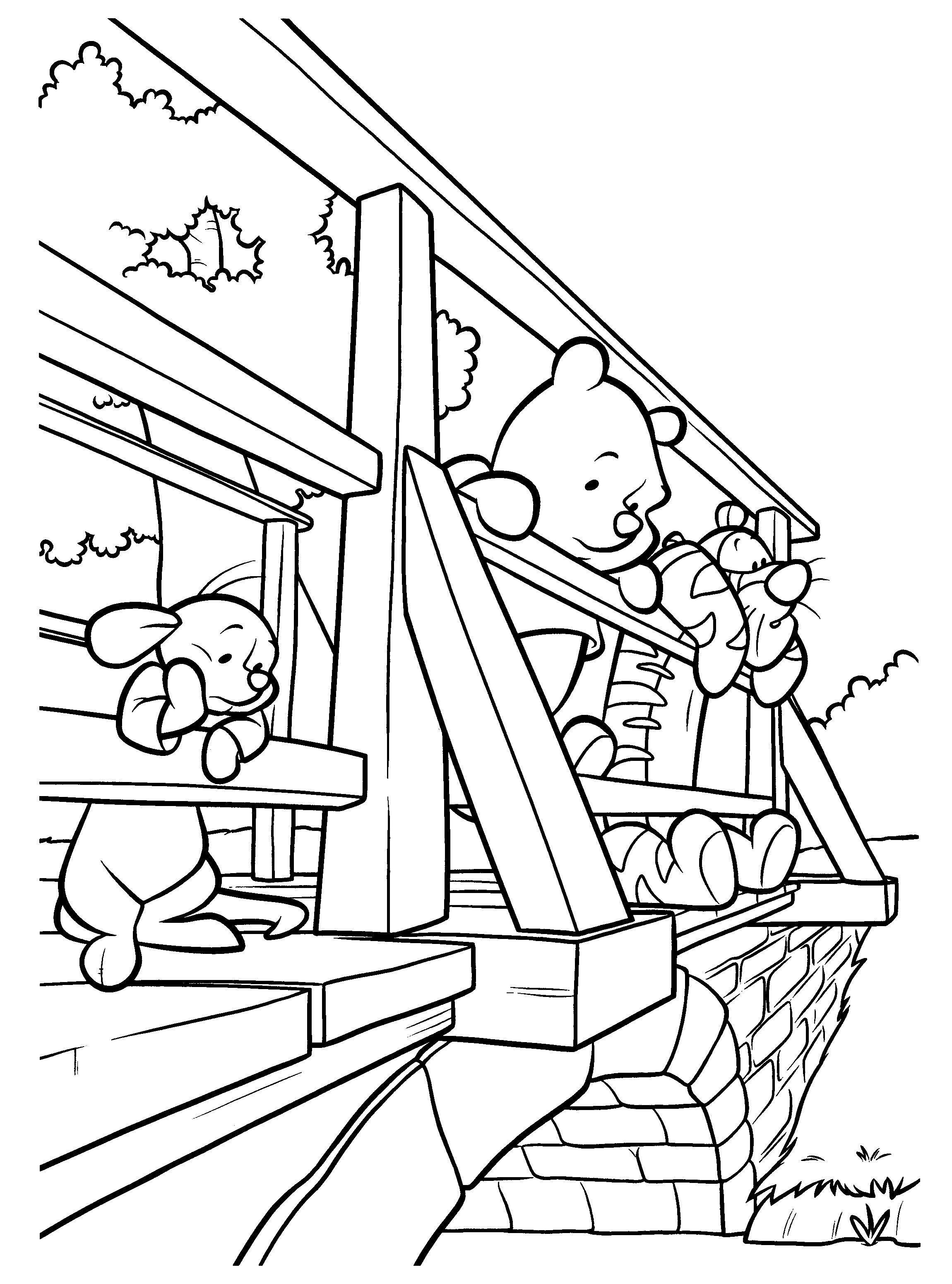 Coloring page: Winnie the Pooh (Animation Movies) #28726 - Free Printable Coloring Pages
