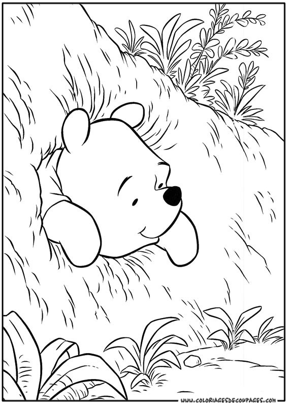 Coloring page: Winnie the Pooh (Animation Movies) #28731 - Free Printable Coloring Pages