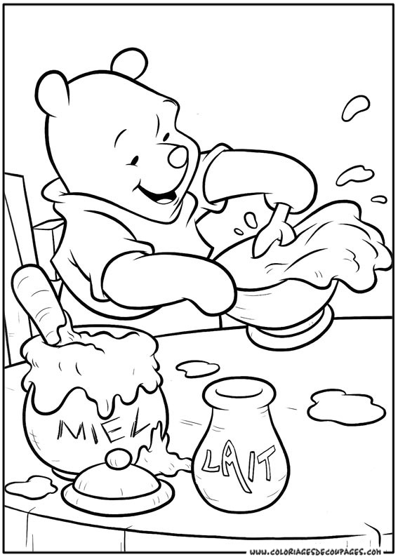 Coloring page: Winnie the Pooh (Animation Movies) #28733 - Free Printable Coloring Pages