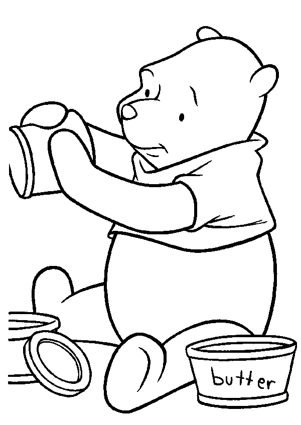 Coloring page: Winnie the Pooh (Animation Movies) #28748 - Free Printable Coloring Pages