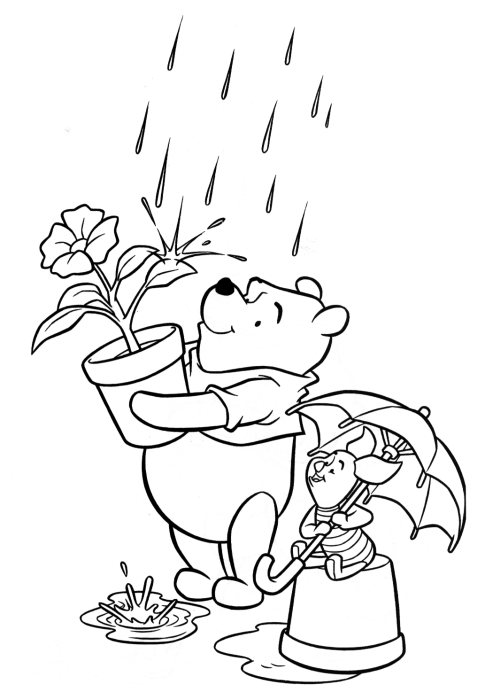 Coloring page: Winnie the Pooh (Animation Movies) #28756 - Free Printable Coloring Pages