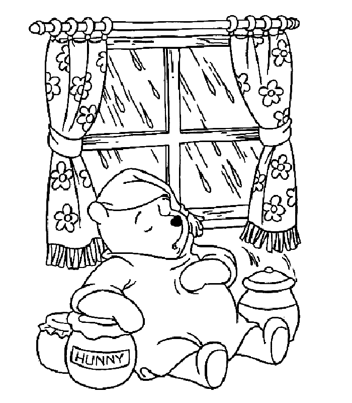 Coloring page: Winnie the Pooh (Animation Movies) #28758 - Free Printable Coloring Pages