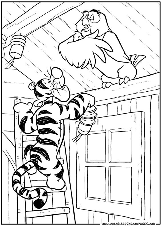 Coloring page: Winnie the Pooh (Animation Movies) #28766 - Free Printable Coloring Pages