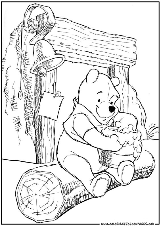 Coloring page: Winnie the Pooh (Animation Movies) #28774 - Free Printable Coloring Pages