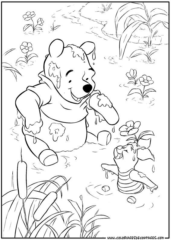 Coloring page: Winnie the Pooh (Animation Movies) #28775 - Free Printable Coloring Pages