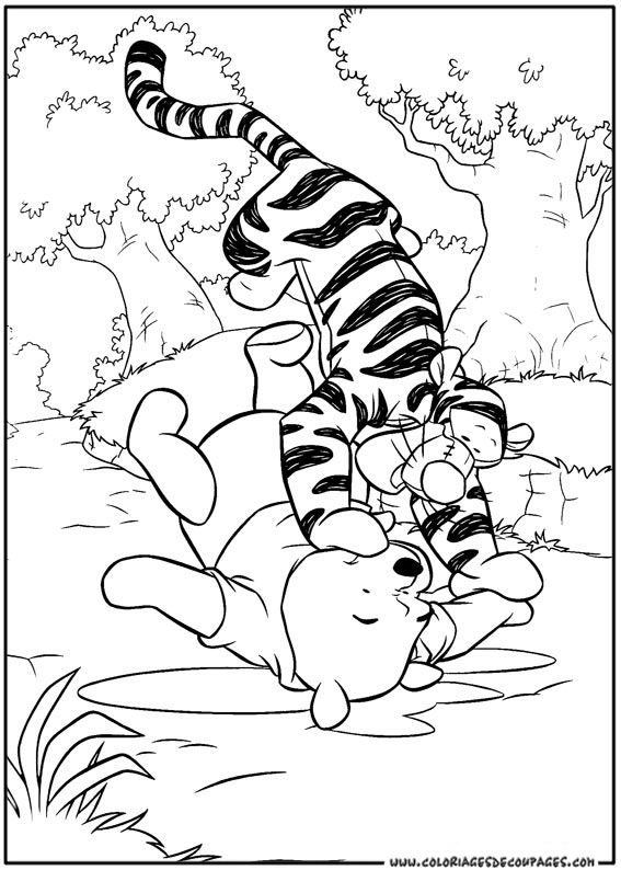 Coloring page: Winnie the Pooh (Animation Movies) #28776 - Free Printable Coloring Pages