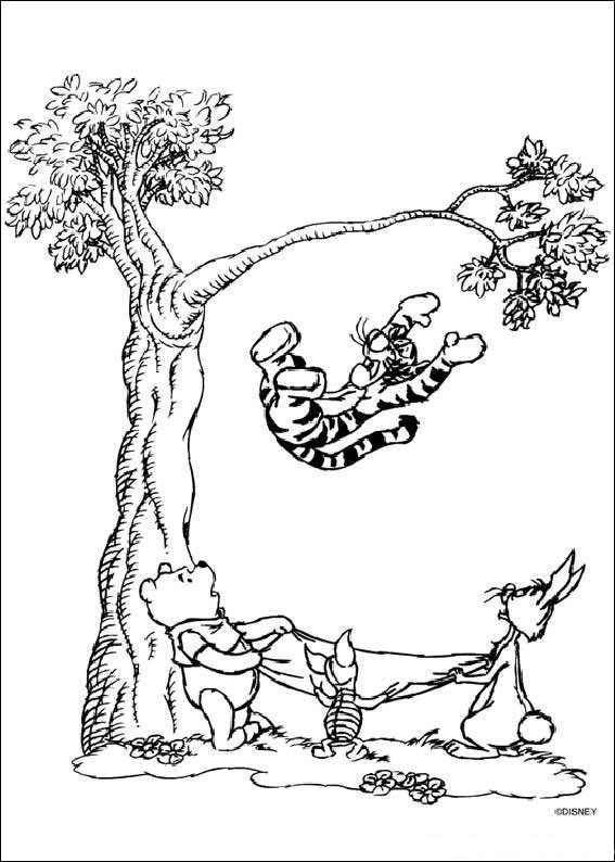 Coloring page: Winnie the Pooh (Animation Movies) #28781 - Free Printable Coloring Pages