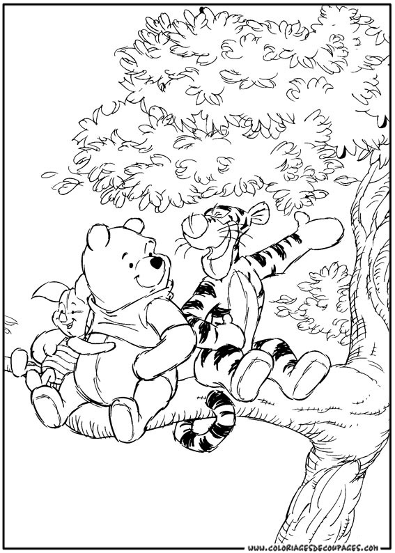 Coloring page: Winnie the Pooh (Animation Movies) #28783 - Free Printable Coloring Pages