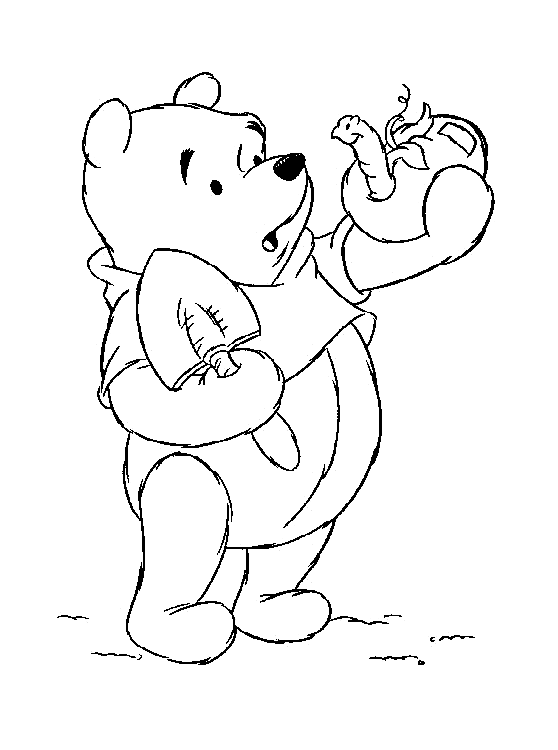 Coloring page: Winnie the Pooh (Animation Movies) #28796 - Free Printable Coloring Pages
