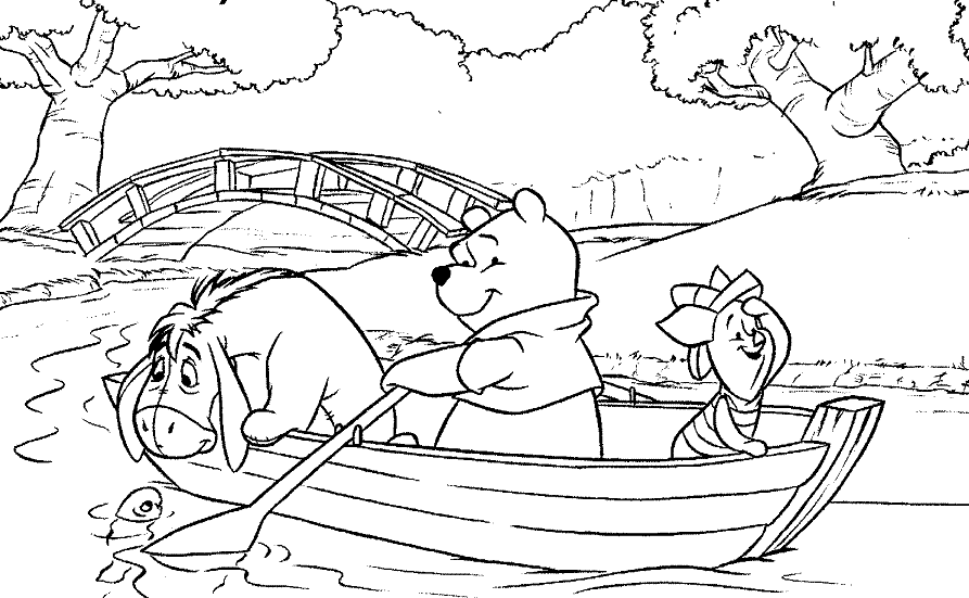 Coloring page: Winnie the Pooh (Animation Movies) #28801 - Free Printable Coloring Pages
