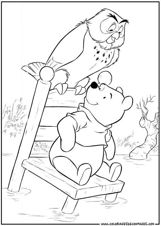 Coloring page: Winnie the Pooh (Animation Movies) #28803 - Free Printable Coloring Pages