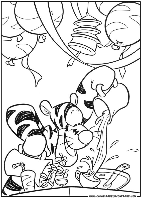 Coloring page: Winnie the Pooh (Animation Movies) #28804 - Free Printable Coloring Pages